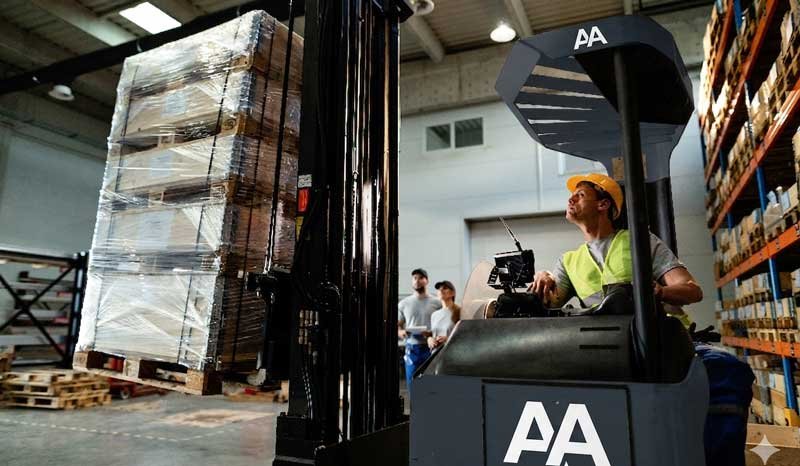 Forklift collision avoidance safety system warehouse Bangladesh