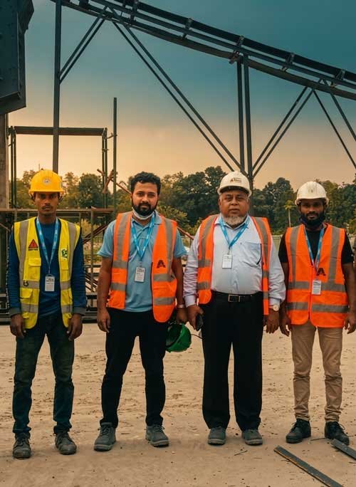 Hitech Autocon warehouse solution team Bangladesh